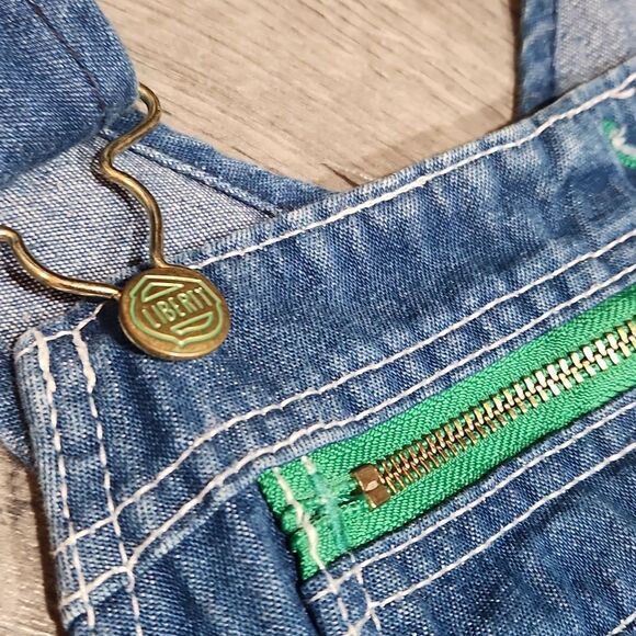 Vintage Liberty Blue Denim Bib Overalls Size 36 - Picture 11 of 15